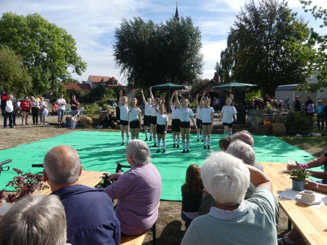 Erntedankfest  am Anger in Mügeln